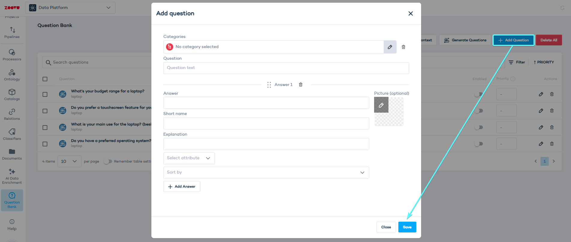 AI Guided Questions
