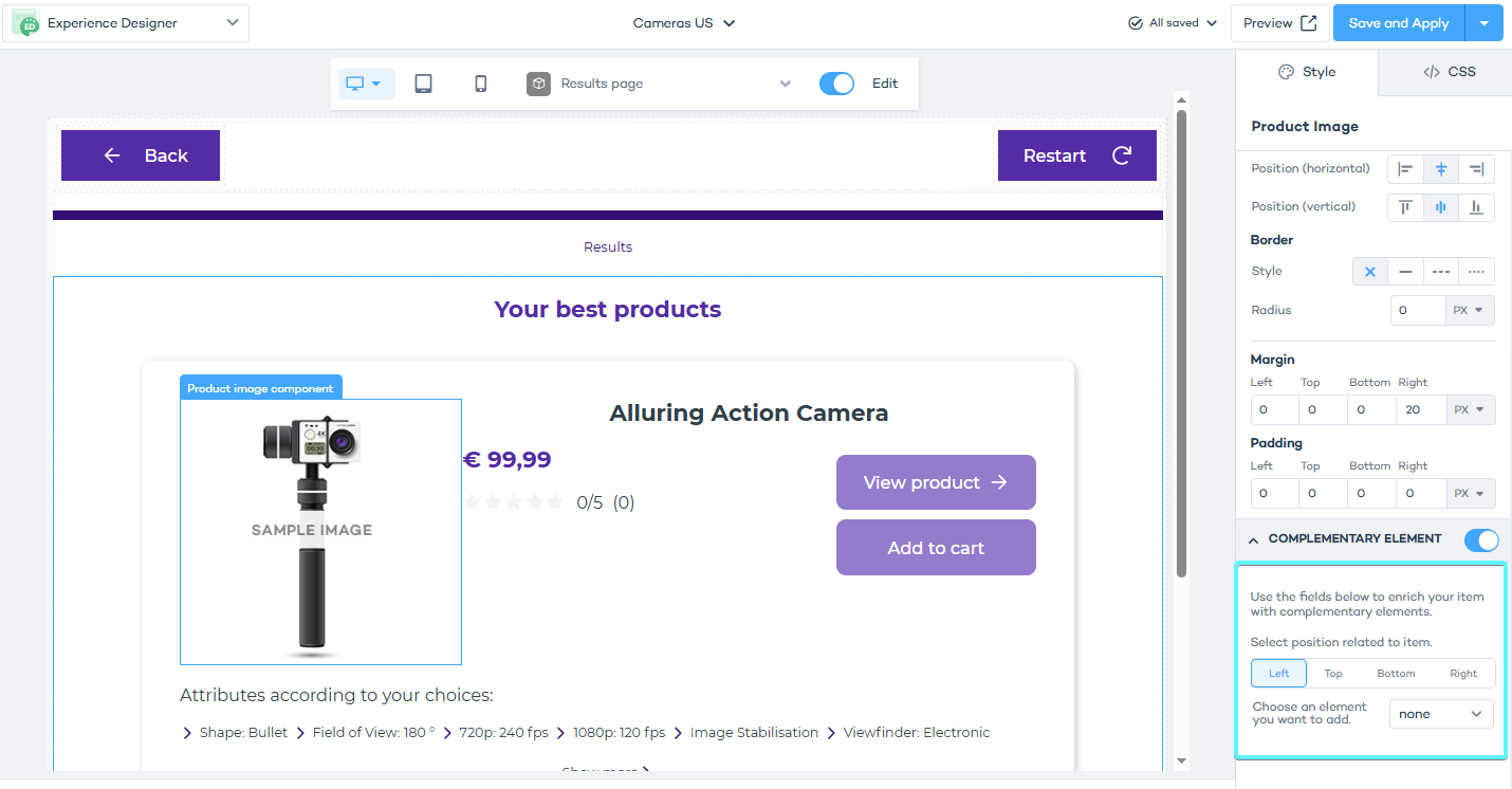 Catalog-specific content