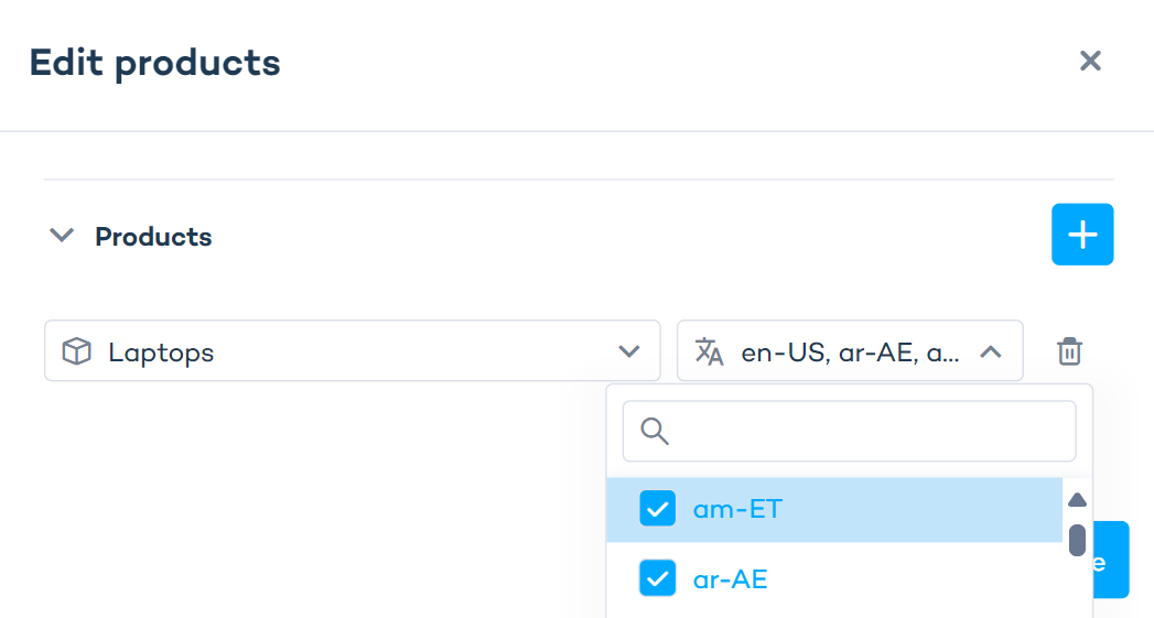 Edit locale in preview
