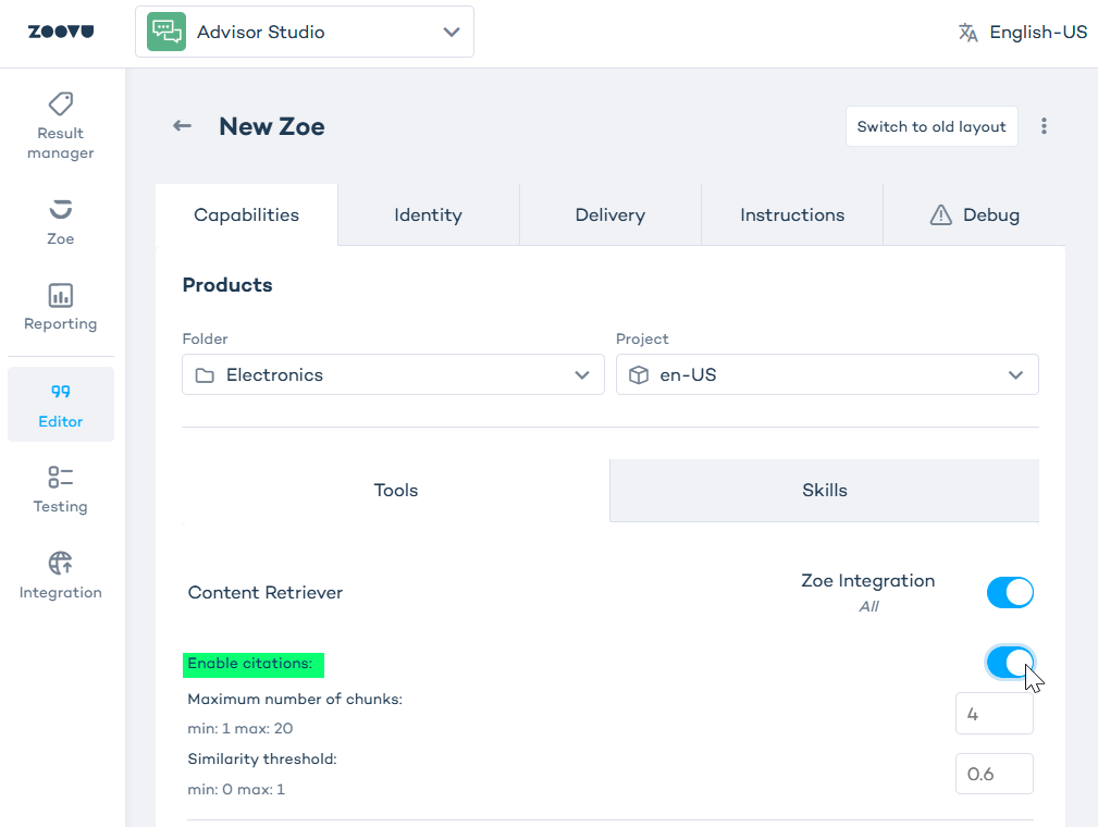 Zoe tools