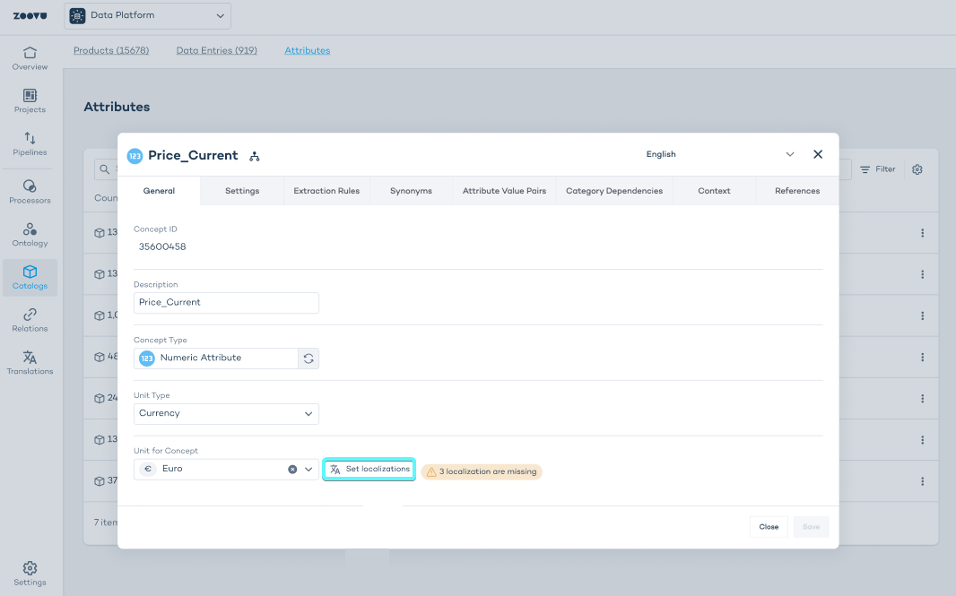 Locale-specific units