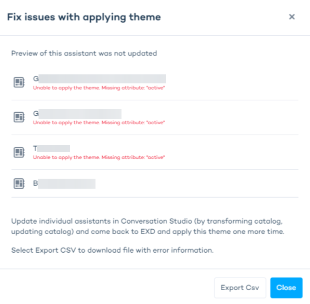 Catalog-specific content