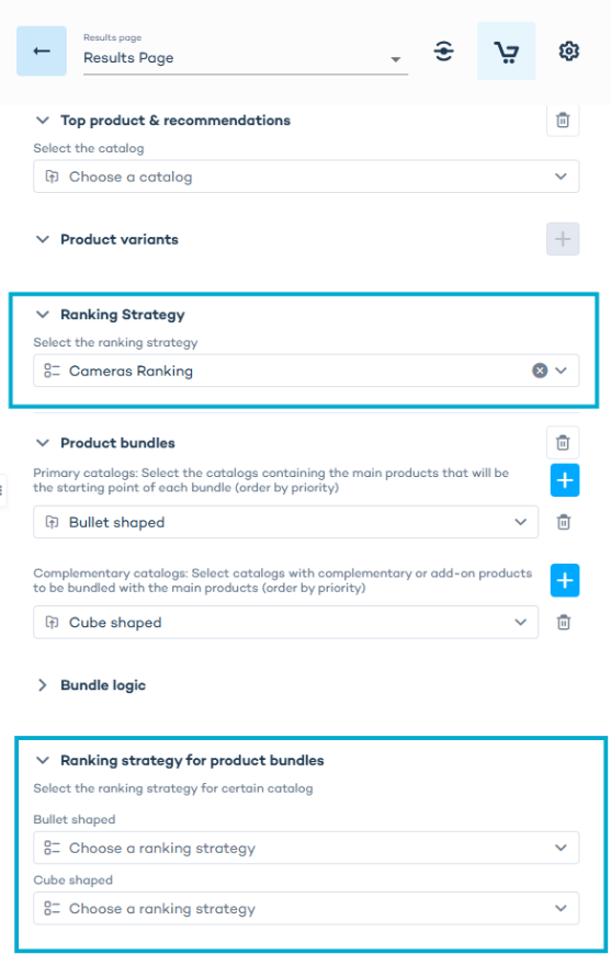 Ranking strategy