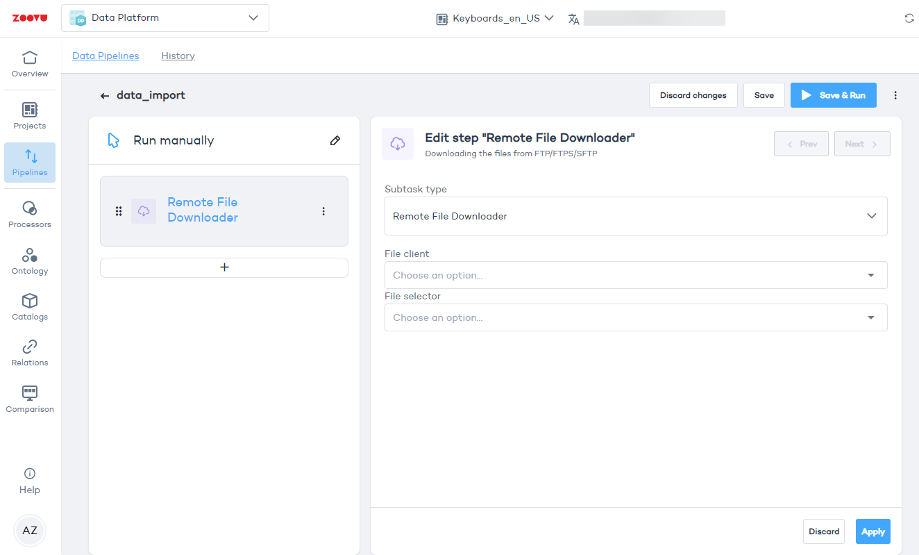 Remote file downloader