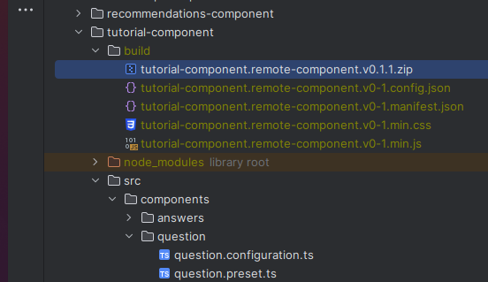 Component.zip location