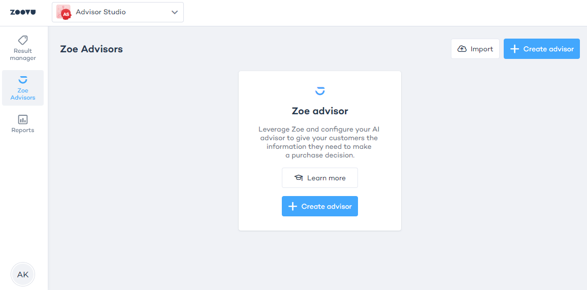Zoe Advisor